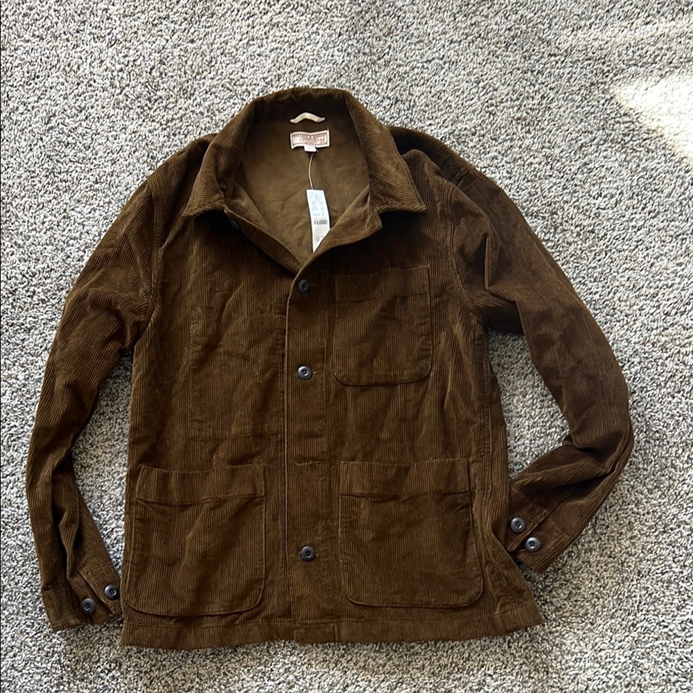 J. Crew Brown Lightweight Corduroy Shirt Jacket